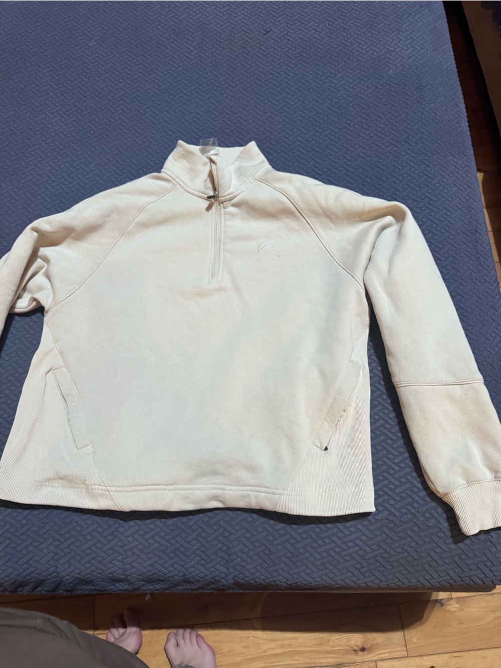 Oner Active Cream Quarter-Zip Fleece Pullover